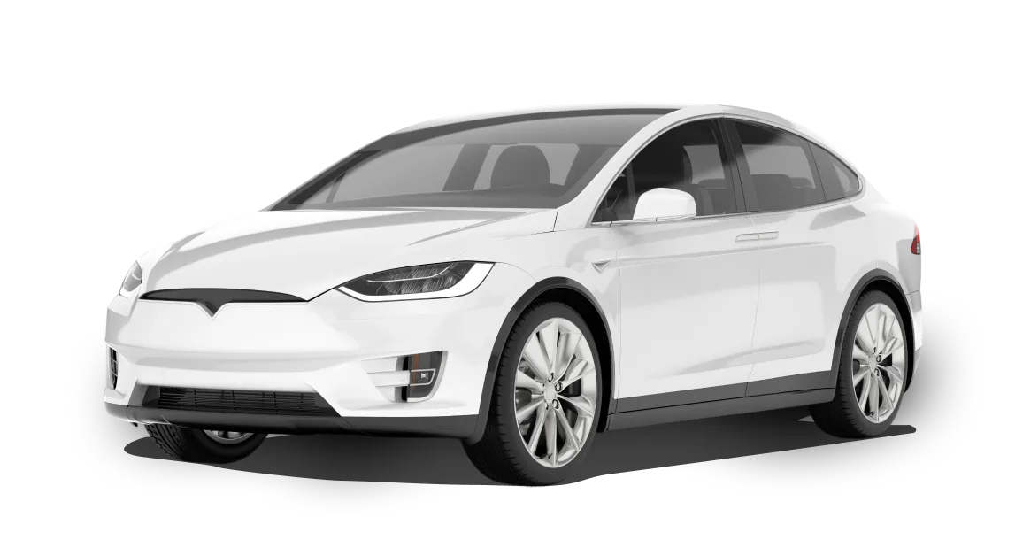 Hybrid Vehicle Repair in Ipswich MA At New Meadows Motor Car. White electric SUV with sleek design