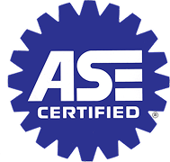 ASE Certified logo in blue